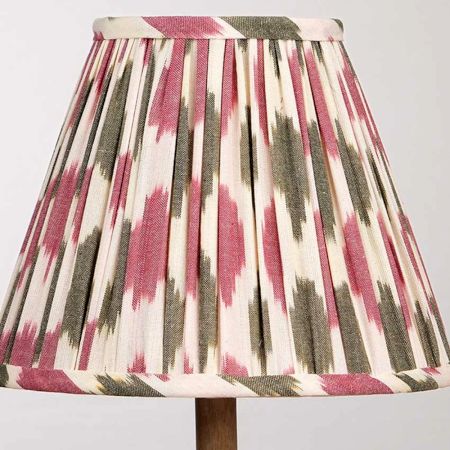 Pink Ikat Empire Lampshade Large